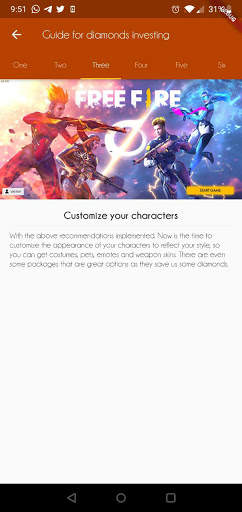 Diamonds calc for Free Fire - Converter Free screenshot 3
