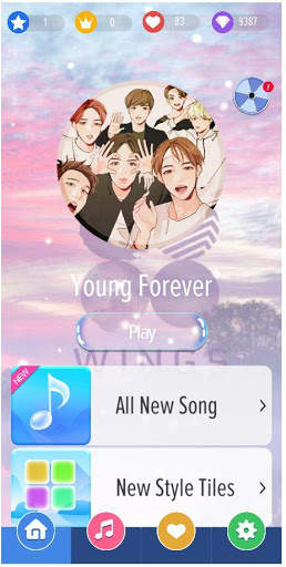 Magic Piano Tiles BTS - New Songs 2019 screenshot 1