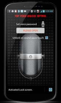 Top Voice Screen Lock screenshot 1