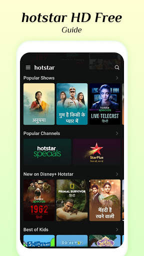 Hotstar Live Cricket TV Shows - Free Movies Guide screenshot 2