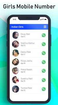 Girls Mobile Number Finder - Search Girls Number 3 تصوير الشاشة