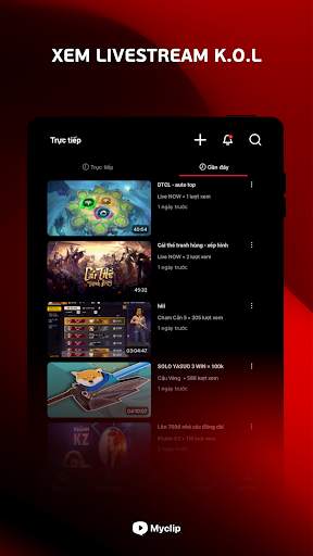 MyClip - Mạng xã hội Video screenshot 9