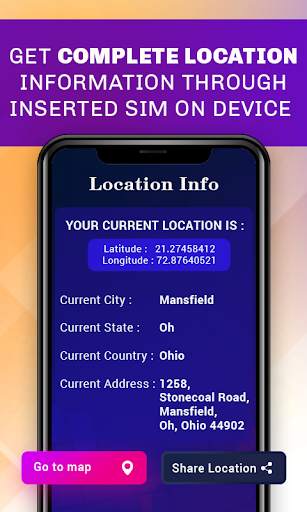 Phone Sim Location Information screenshot 4