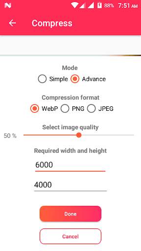 Compress photo size & Reduce picture size screenshot 3