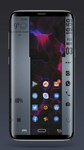 Тема Sliding для Total Launcher screenshot 2