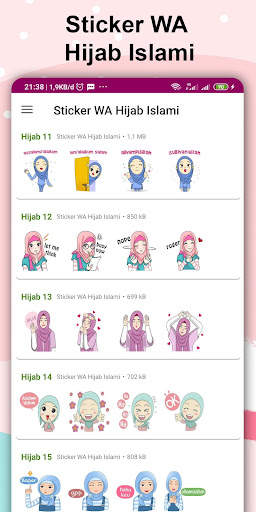 Sticker WA Hijab Islami screenshot 2