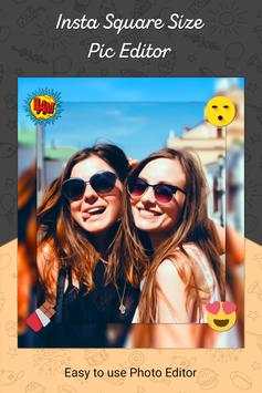 Insta Square Size Pic Editor screenshot 1
