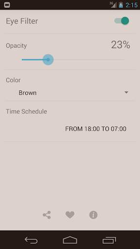 Eye Filter (Blue light filter) screenshot 3