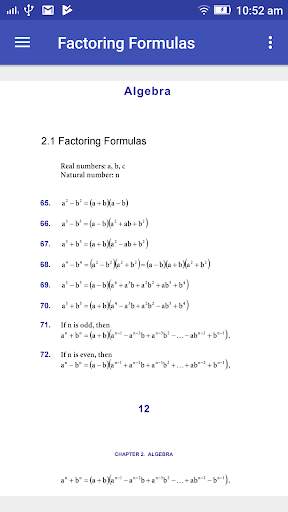 All Math Formulas скриншот 2