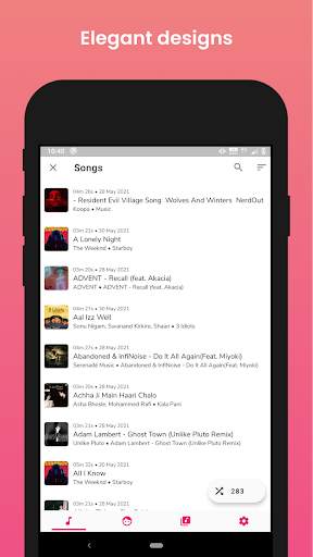 Music Player Lite screenshot 1