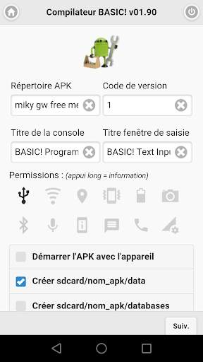 Compilateur BASIC! screenshot 5