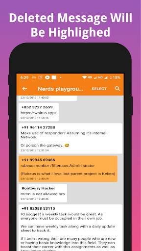 WA Whats Delete for Chat Apps:See Deleted Messages скриншот 3