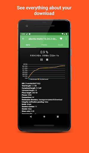 Aria2App (open source) screenshot 3
