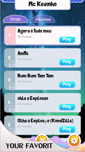 Mc Kevinho Piano Tiles Game screenshot 5