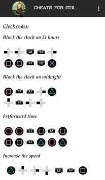 Cheats For GTA   Solutions screenshot 2