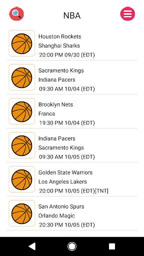 Pro Live Streaming NFL NBA NCAAF NAAF NHL And More screenshot 3