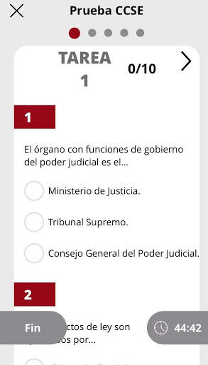CCSE Nacionalidad Española Instituto Cervantes скриншот 2
