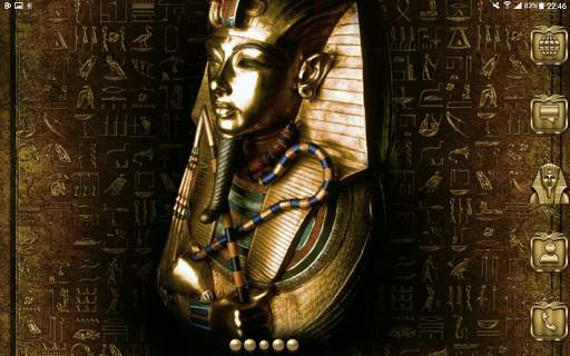 Pharaoh Go Launcher theme screenshot 10