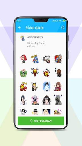 Anime Sticker Wa screenshot 6