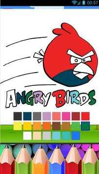 Coloring Book For Angry Birds Go स्क्रीनशॉट 2
