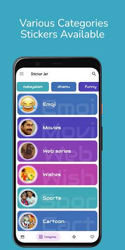 Malayalam Animated Stickers screenshot 2