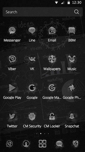 Black Board Graffiti Theme screenshot 4