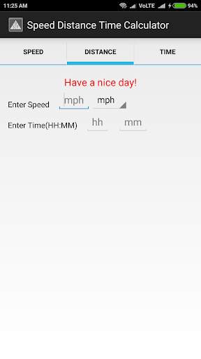 Speed Distance Time Calculator скриншот 7
