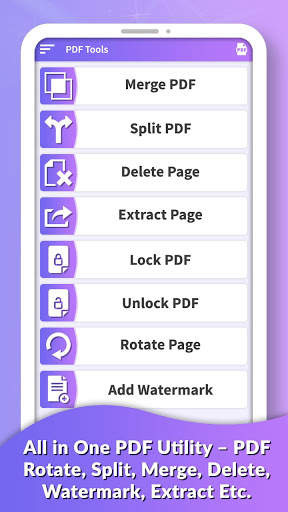 PDF Utility – Merge, Split, Delete, Extract & Lock screenshot 2