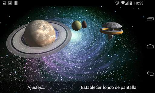 3D Galaxy Live Wallpaper HD screenshot 11