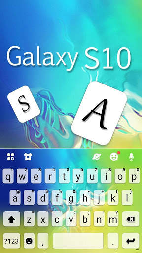 Galaxy S10 New Keyboard Theme screenshot 5