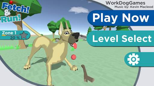 Dog 3D Fetch and Run screenshot 2