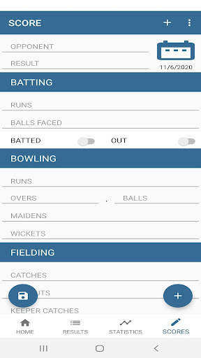 CRICKET STATISTICS screenshot 1