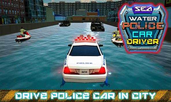 Sea Police Car - Boat Chase screenshot 2