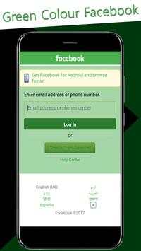 Green Theme For Facebook screenshot 1