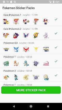 Pokemon Sticker screenshot 1