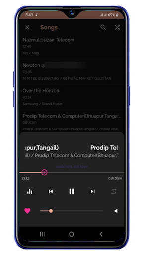 Music Player : No ads screenshot 8