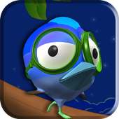 Angry Hopping Bird