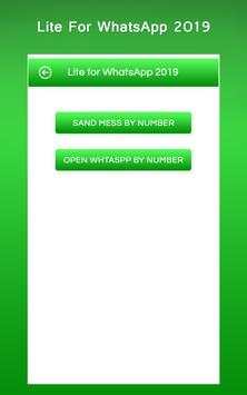 Lite for WhatsApp 2019 screenshot 3