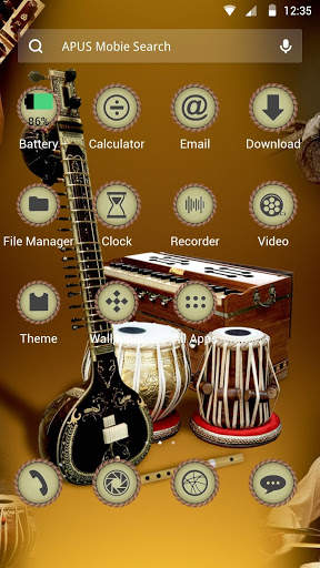 Music culture theme for APUS screenshot 2