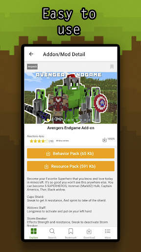 Mods Addons for Minecraft MCPE screenshot 4