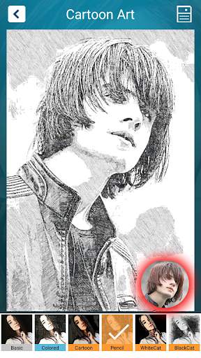 Cartoon Art, Pencil Sketch, Ca screenshot 2