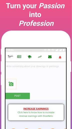 GranNino - Online Platform for Artist screenshot 1