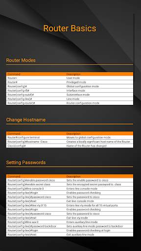 CCNA Commands screenshot 2