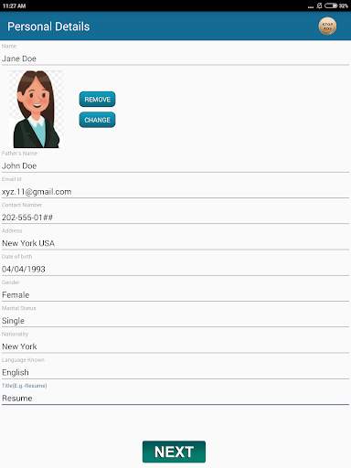 Easy CV Maker Resume Builder Free PDF Templates screenshot 9