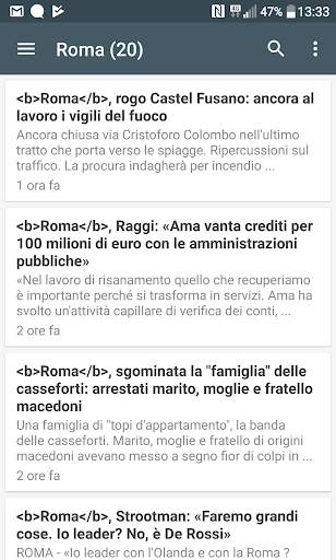 Roma Capitale news screenshot 2