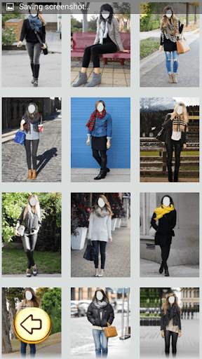 Girls Jeans  Scarf photo face lab screenshot 2