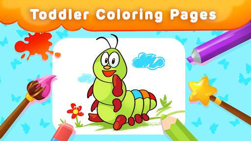 Coloring games for kids 2-3 year olds screenshot 1