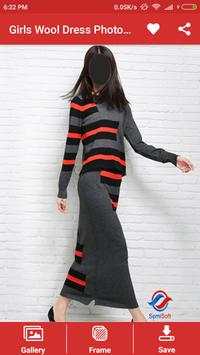 Girl Wool Dress Photo Montage screenshot 3