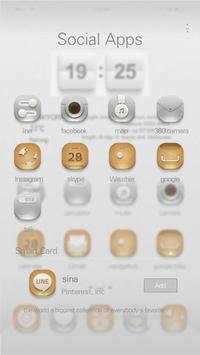 Gold&Silver GO Launcher Theme screenshot 4
