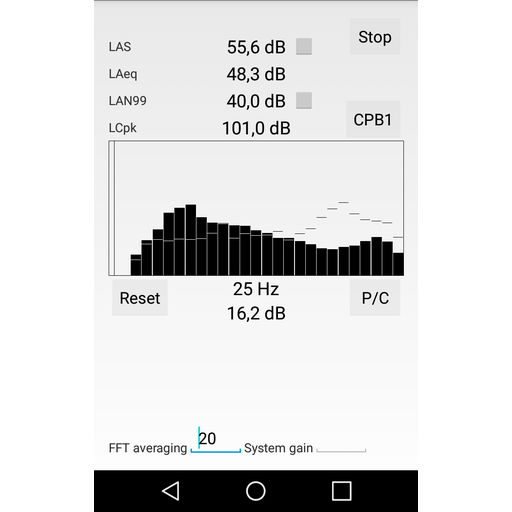 Sound level meter icon